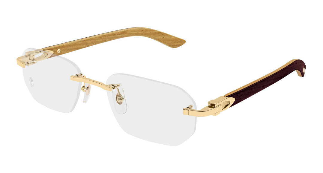 Cartier CT0583O Square Glasses | Fashion Eyewear