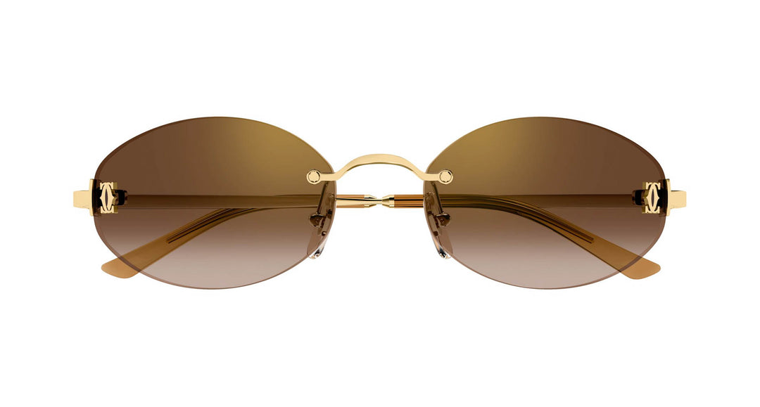 Cartier CT0592S Oval Sunglasses | Fashion Eyewear UK