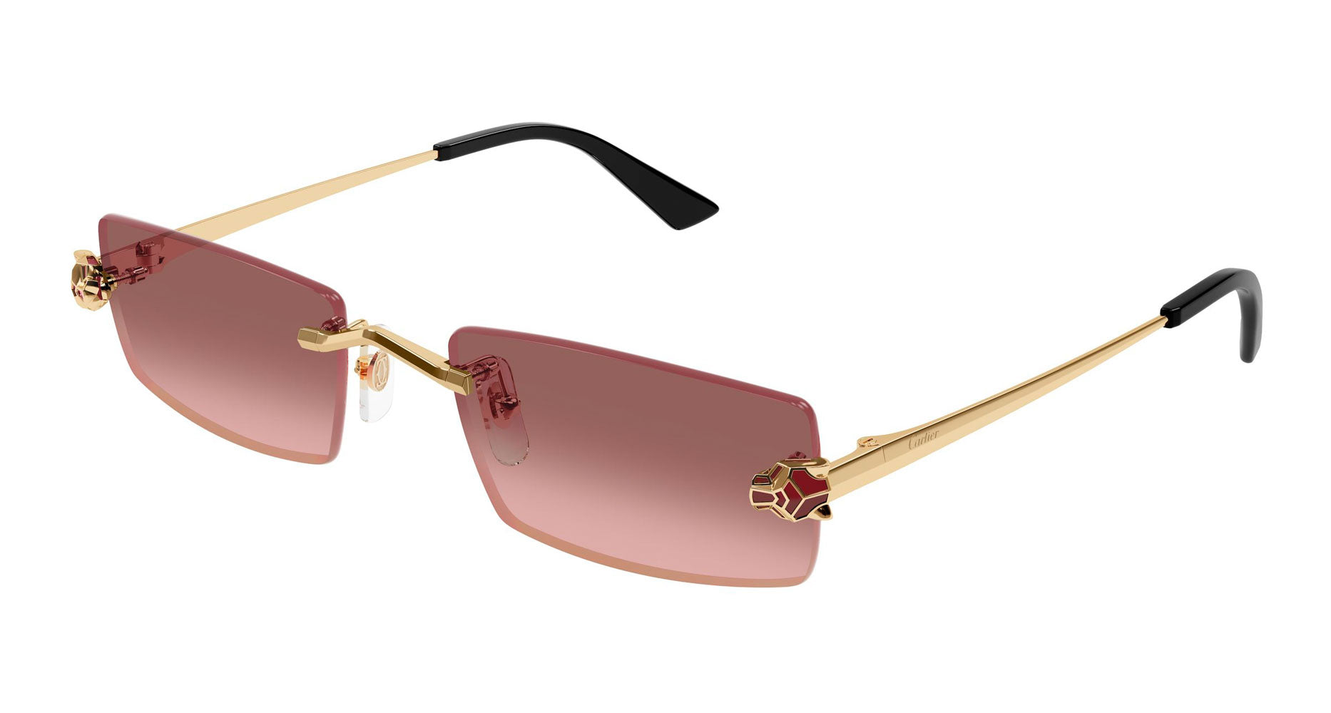 Cartier CT0598S Rectangle Sunglasses | Fashion Eyewear US