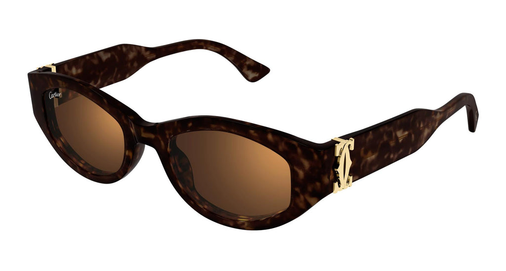 Cartier CT0667S#colour_havana/brown