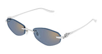 Cartier CT0675S#colour_silver/light blue