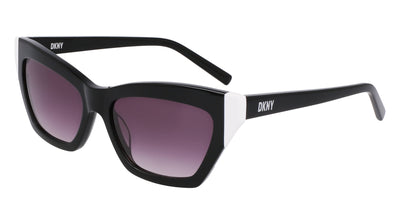 DKNY DK547S Black-White/Purple #colour_black-white-purple