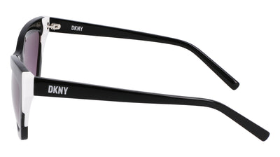 DKNY DK547S Black-White/Purple #colour_black-white-purple