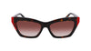 DKNY DK547S Dark Tortoise/Red/Brown #colour_dark-tortoise-red-brown