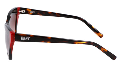 DKNY DK547S Dark Tortoise/Red/Brown #colour_dark-tortoise-red-brown