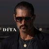 Dita LXN Evo DTS 403 #colour_red havana with gold/grey gradient