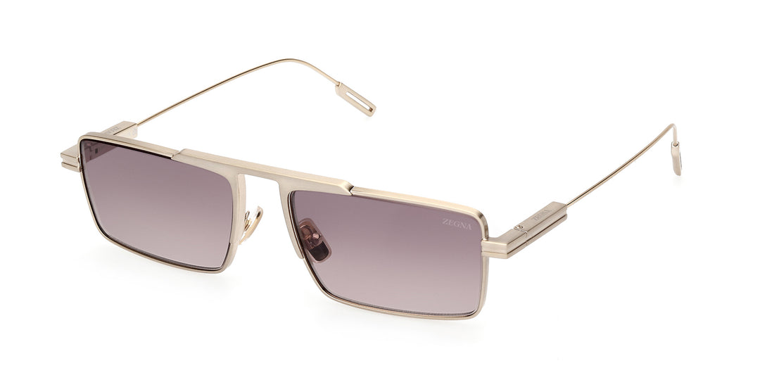 Zegna EZ0233 Rectangle Sunglasses | Fashion Eyewear US