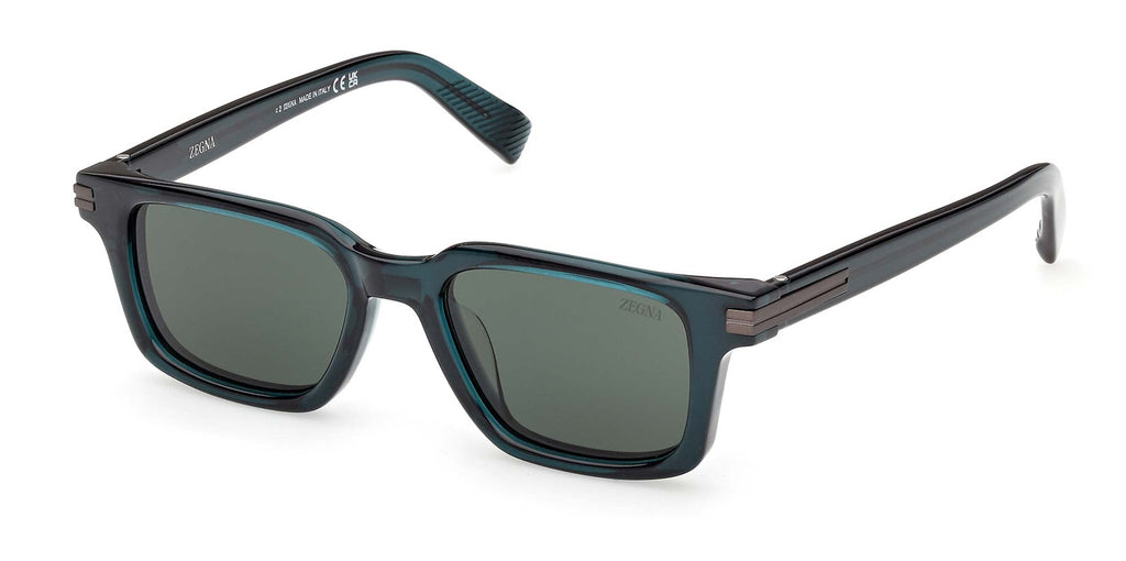 Zegna EZ0280 Shiny Dark Green/Green #colour_shiny-dark-green-green