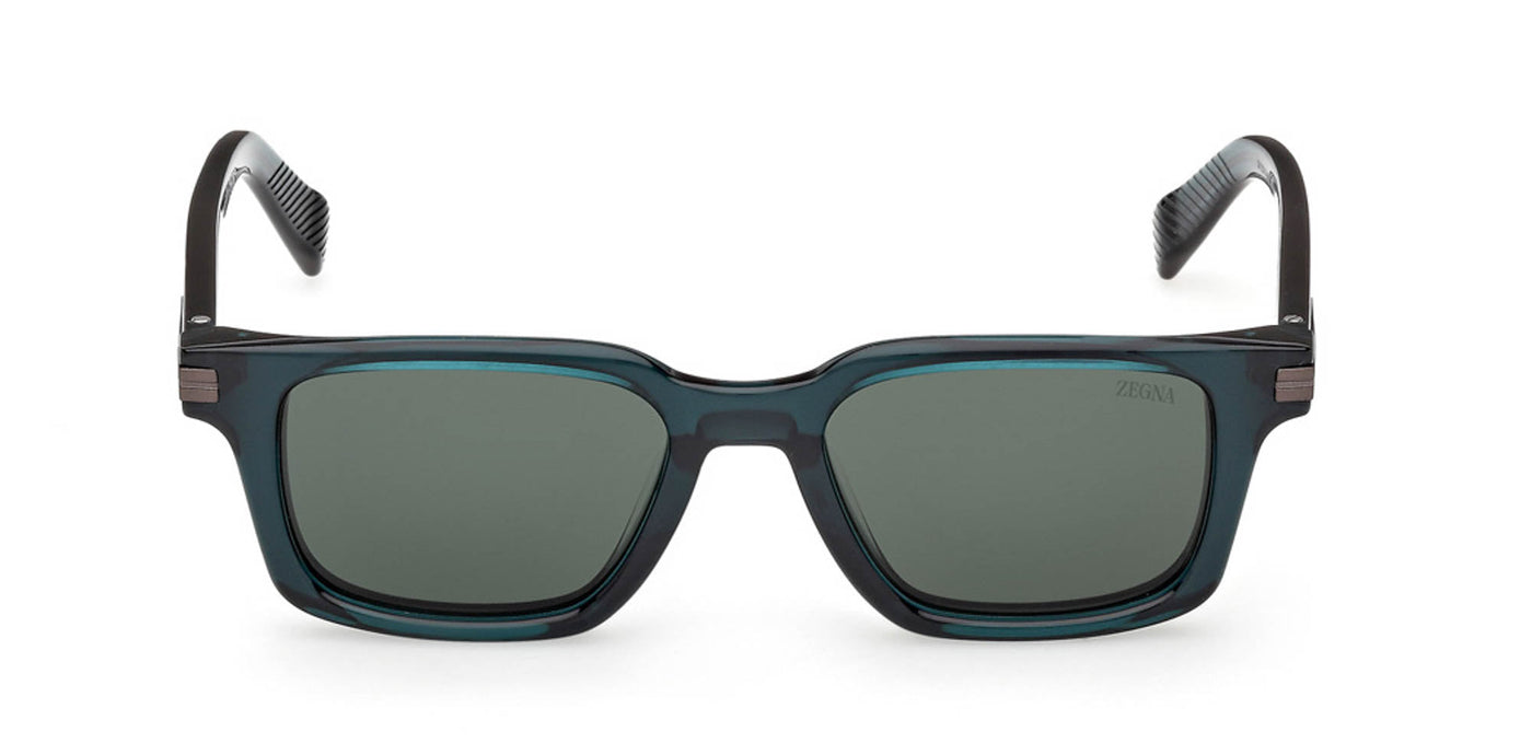 Zegna EZ0280 Shiny Dark Green/Green #colour_shiny-dark-green-green