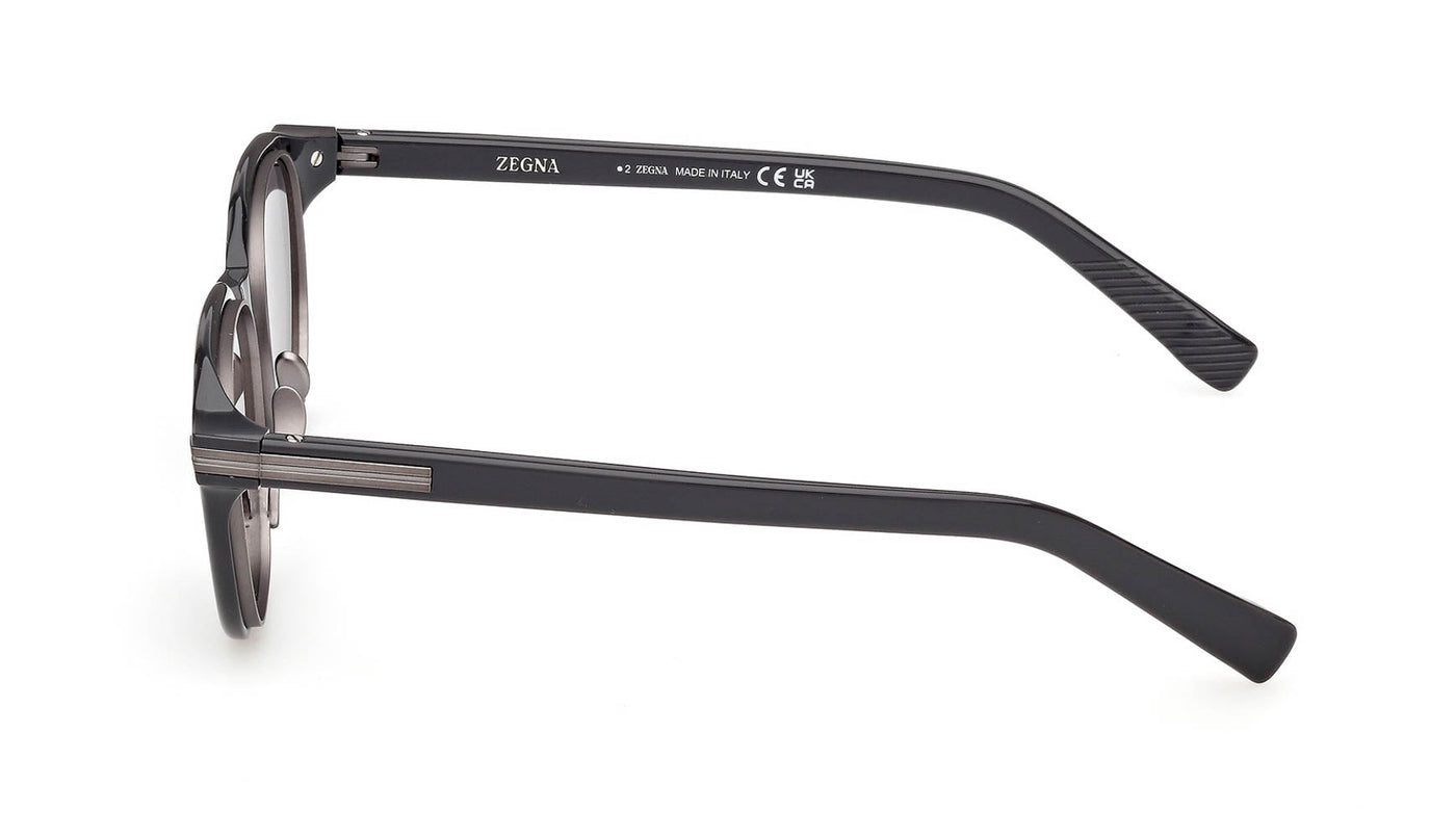 Zegna EZ0285 Shiny Grey/Smoke #colour_shiny-grey-smoke