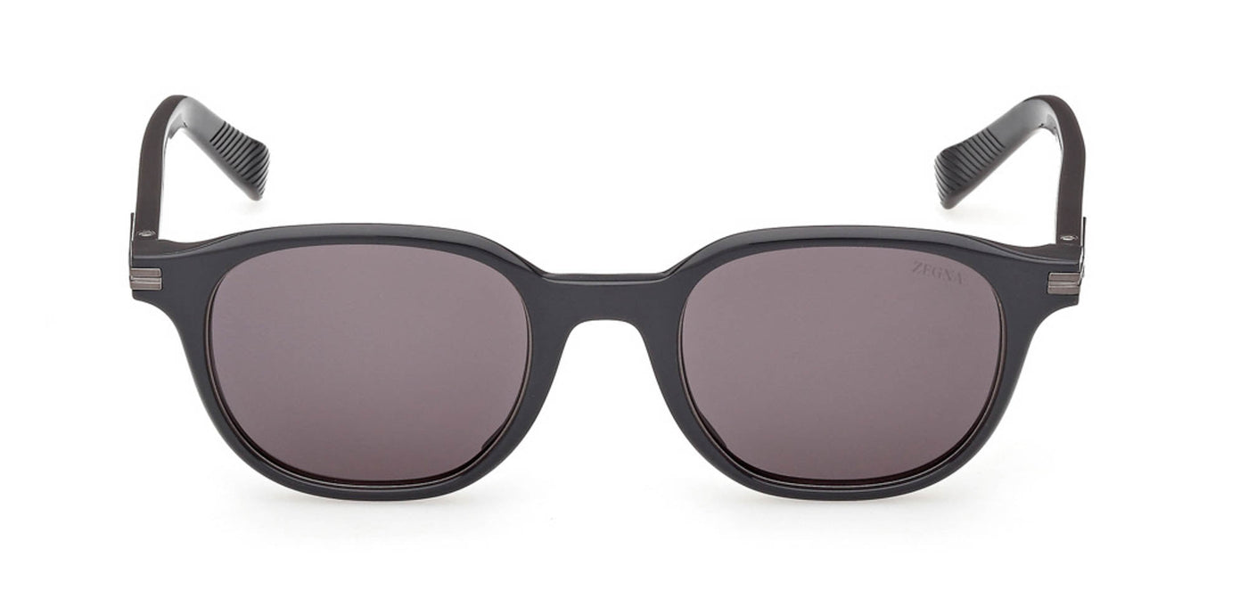 Zegna EZ0285 Shiny Grey/Smoke #colour_shiny-grey-smoke