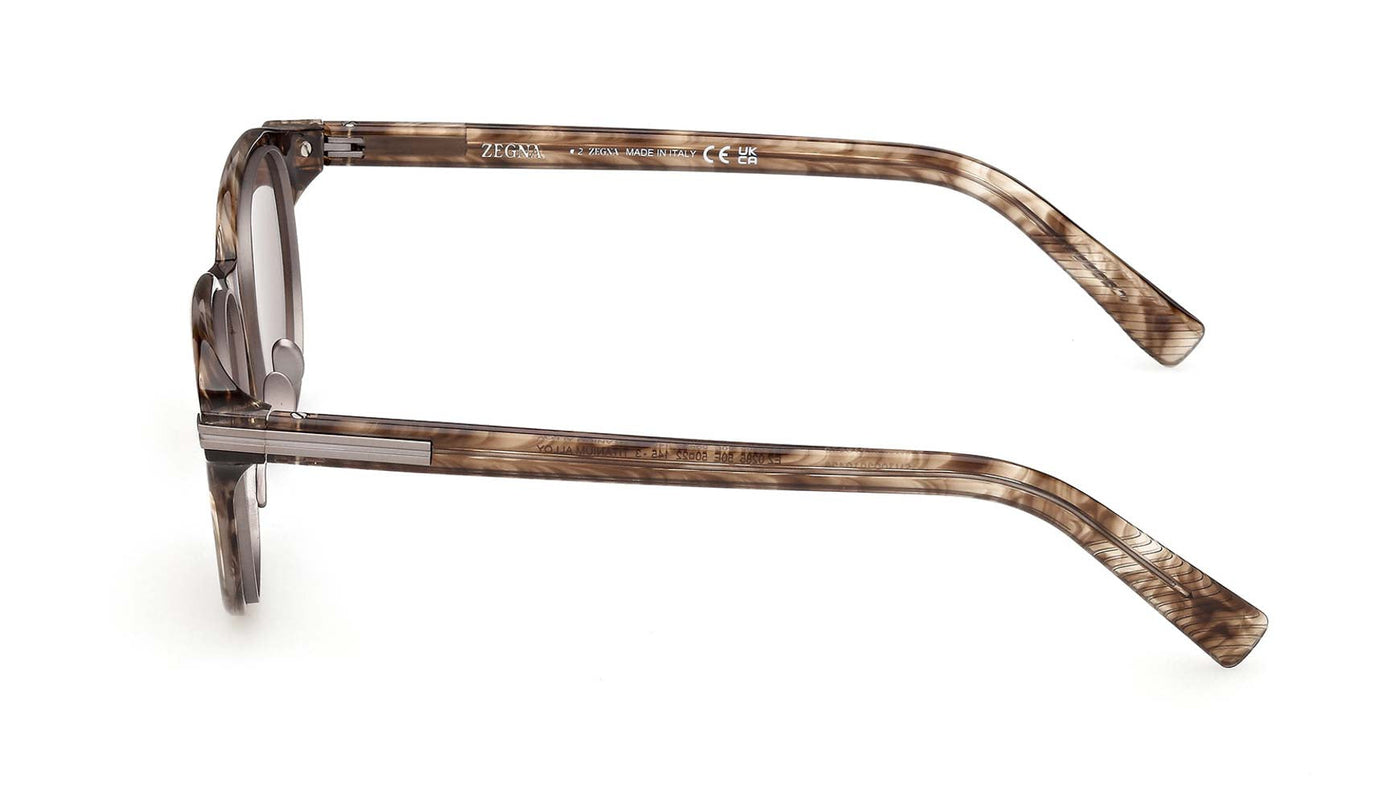 Zegna EZ0285 Light Brown Gradient/Brown #colour_light-brown-gradient-brown