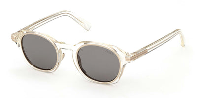 Zegna EZ0286 Shiny Light Yellow/Smoke #colour_shiny-light-yellow-smoke