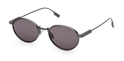 Zegna EZ0287 Matte Gunmetal/Smoke #colour_matte-gunmetal-smoke