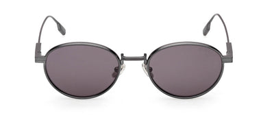 Zegna EZ0287 Matte Gunmetal/Smoke #colour_matte-gunmetal-smoke