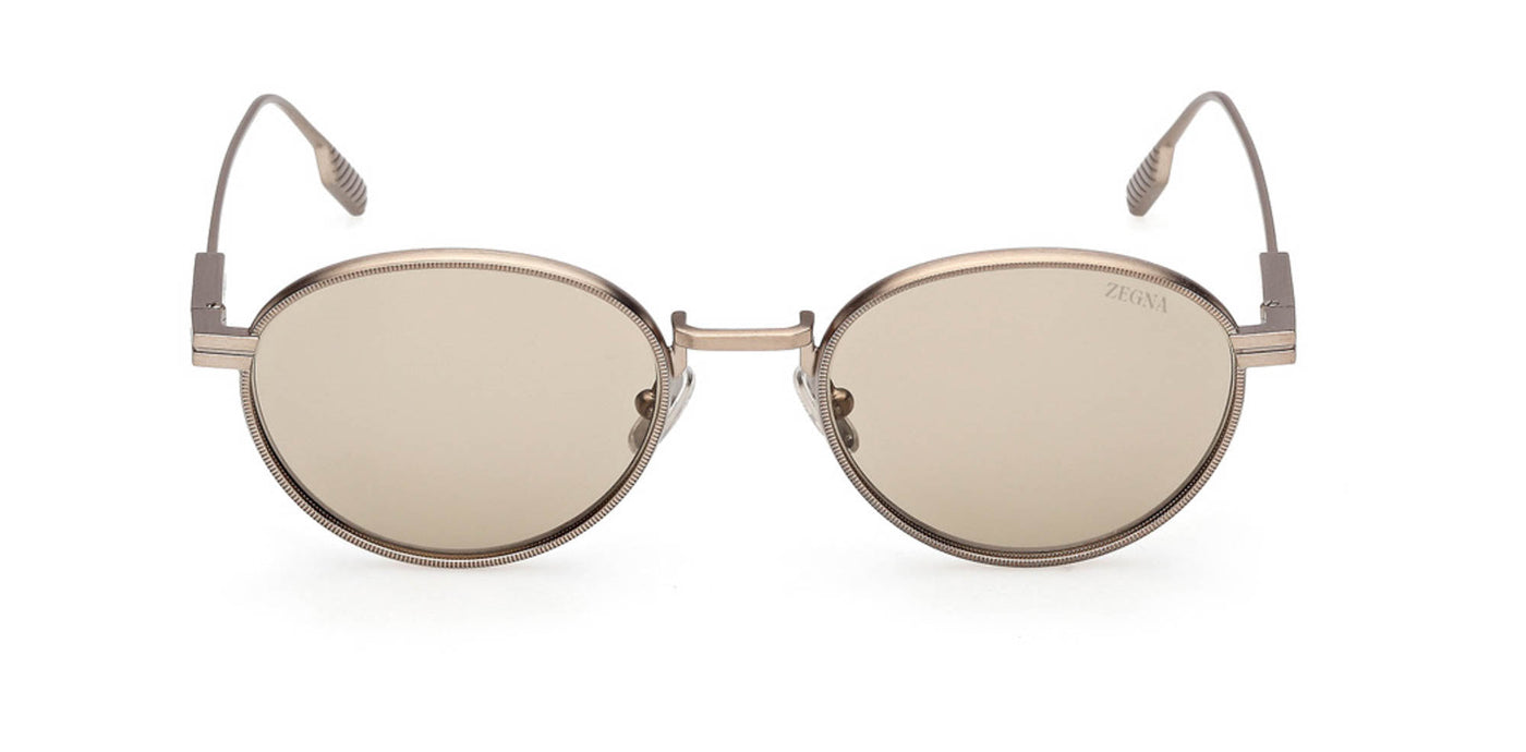 Zegna EZ0287 Matte Light Bronze/Brown #colour_matte-light-bronze-brown