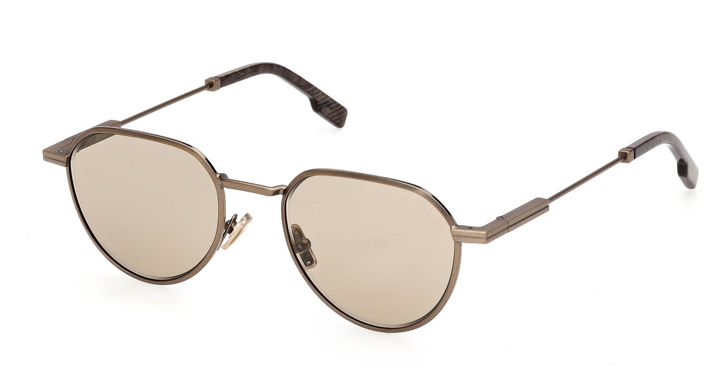 NEW ERA Ermenegildo Zegna 高級ライン　ハンチング　美品 Zegna EZ0297 Aviator Sunglasses | Fashion Eyewear
