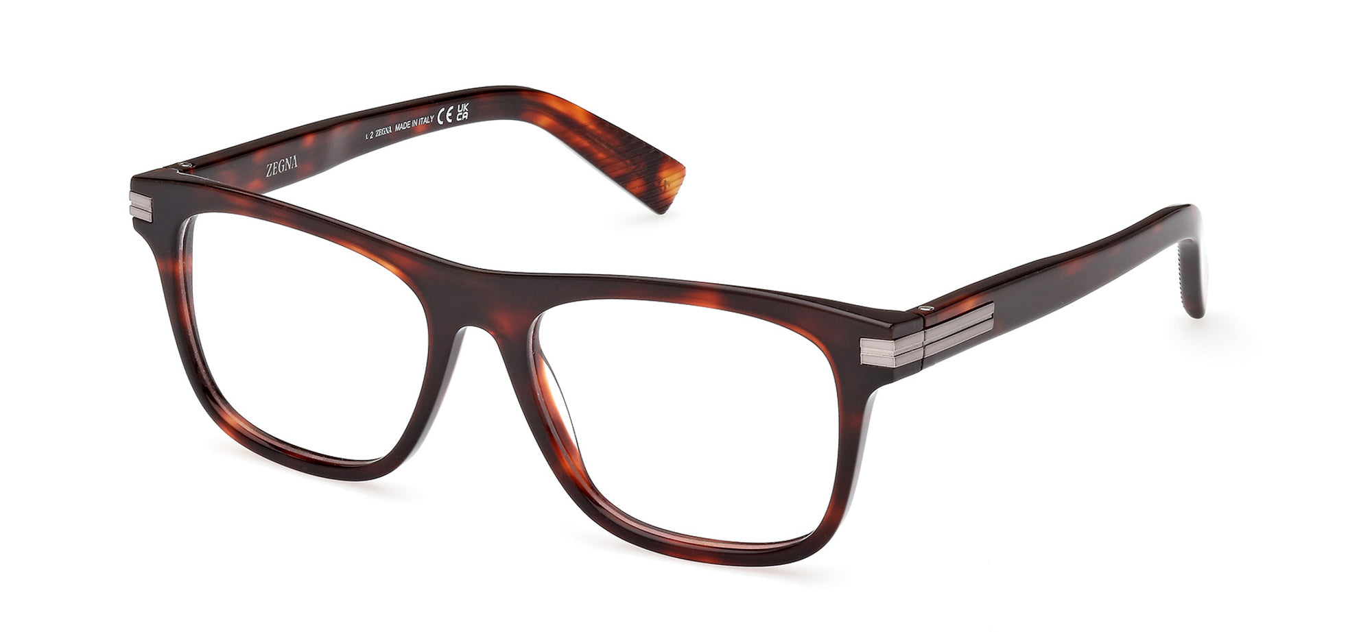 Zegna EZ5267 Square Glasses | Fashion Eyewear