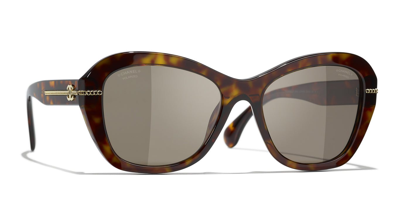 CHANEL - 【美品】CHANEL sunglasses 芸能人着用 brown caseの