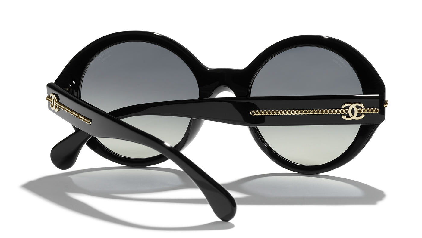 Chanel 5511 Sunglasses (Blue/Grey - Round - Women)