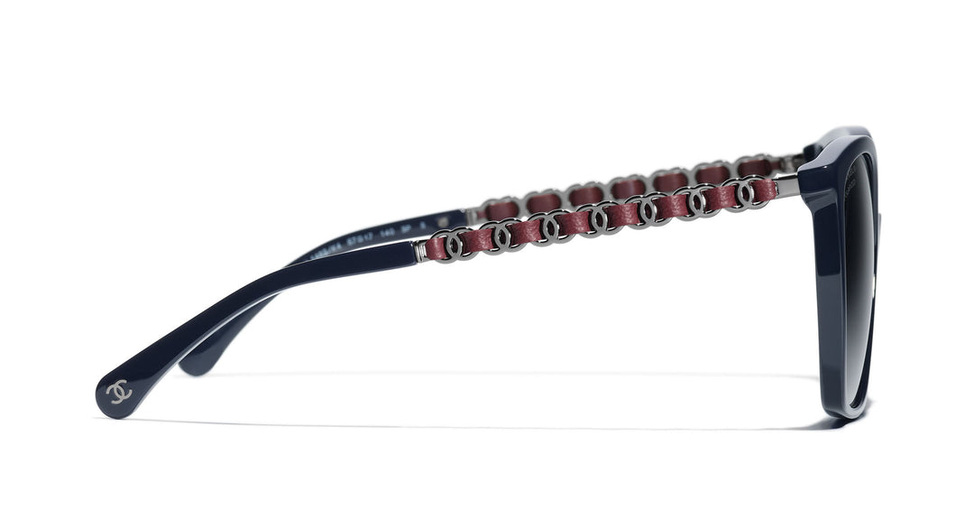 CHANEL 5546Q Square Sunglasses | Fashion Eyewear display picture 1