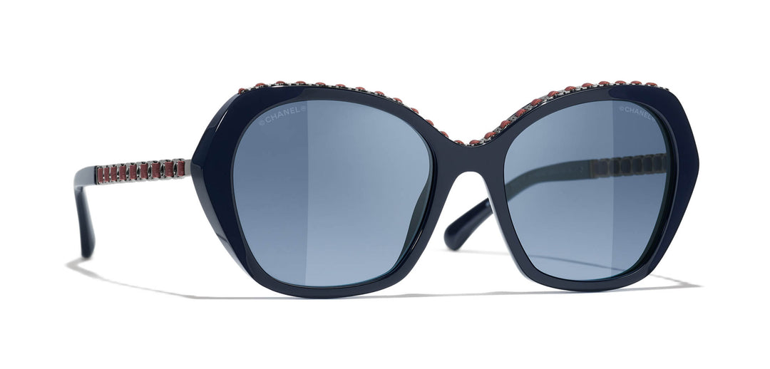 CHANEL 5547Q Butterfly Sunglasses | Fashion Eyewear