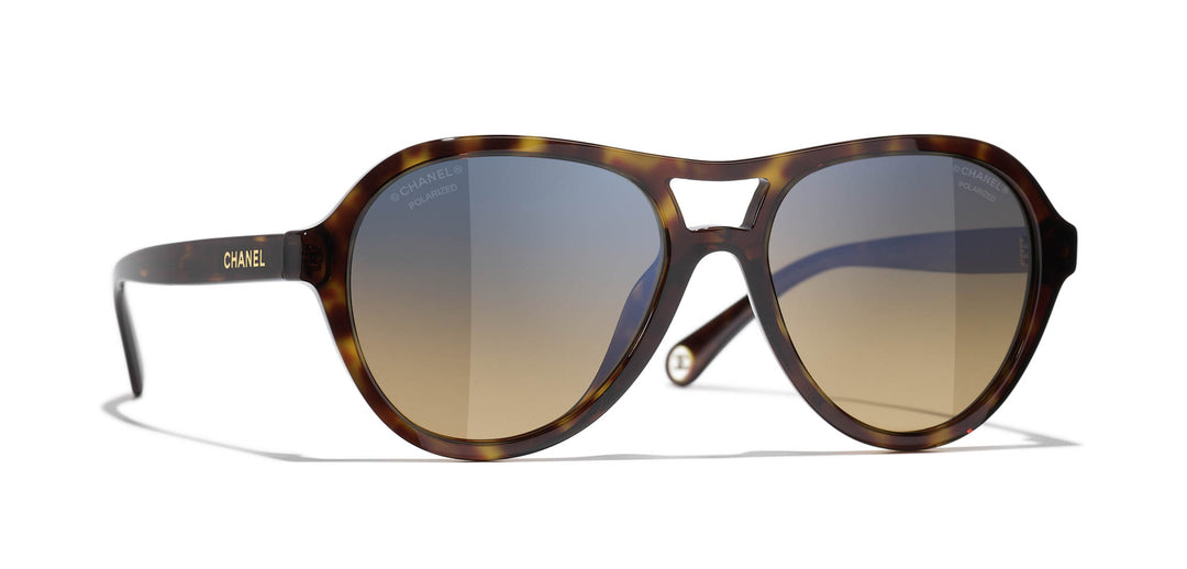 CHANEL 5552U Pilot Sunglasses | Fashion Eyewear US