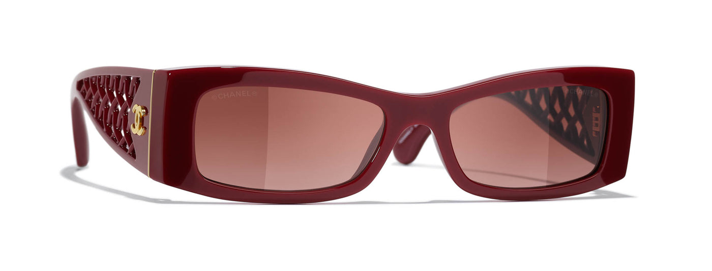 CHANEL 5566 Rectangle Sunglasses | Fashion Eyewear US