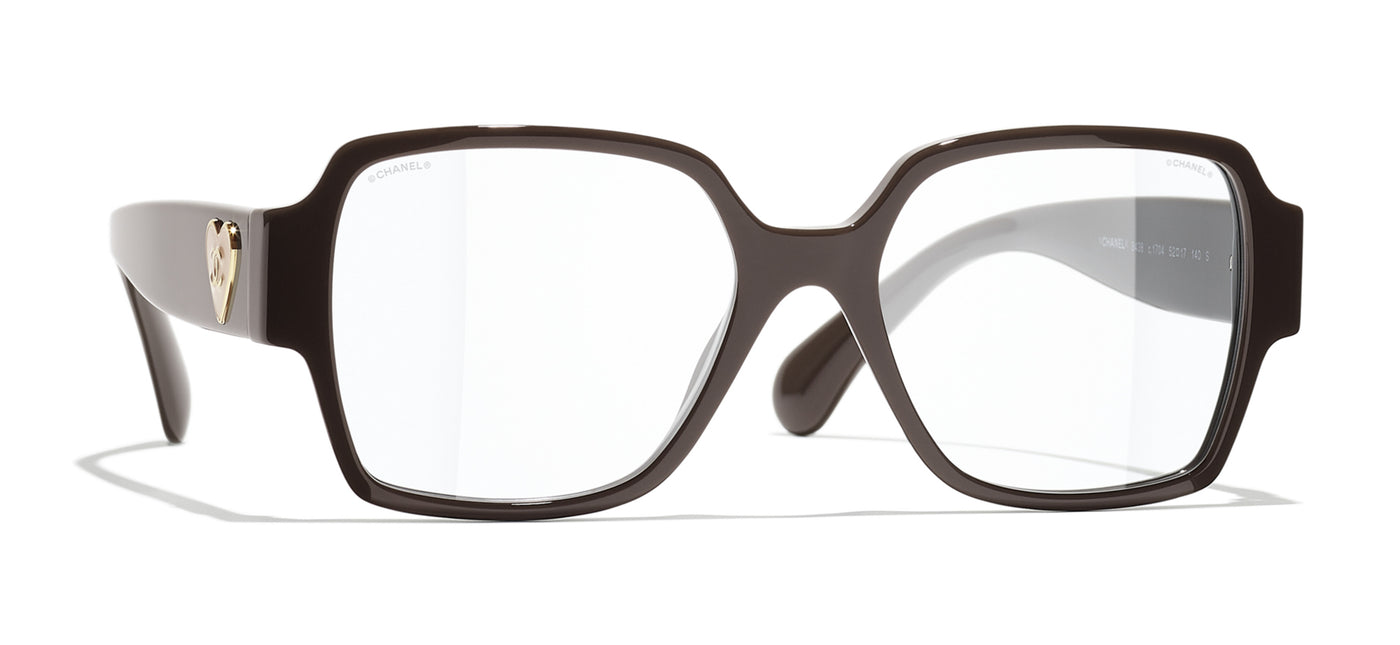CHANEL 3286 C.1461 Dark Burgundy 51/17/140 Eyeglasses Made Italy