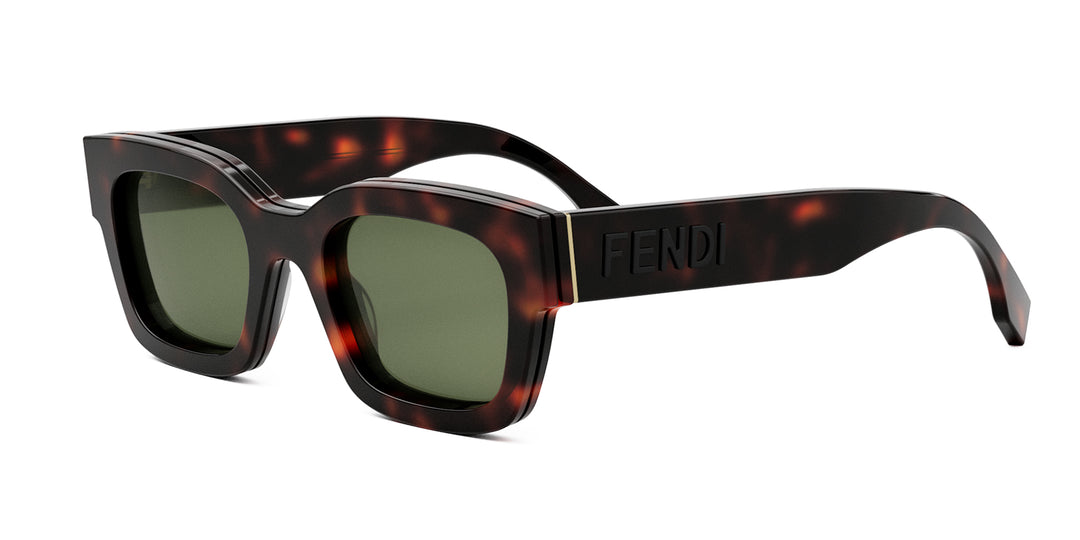 Fendi Signature FE40119I Rectangle Sunglasses | Fashion Eyewear US