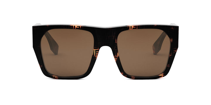 Fendi BAGUETTE FE40124F 81T  Women BRAND NEW Sunglasses Square Matte Brown Fendi | Accessories | Fendi Baguette Fe424f 81t Women Brand  main image 3