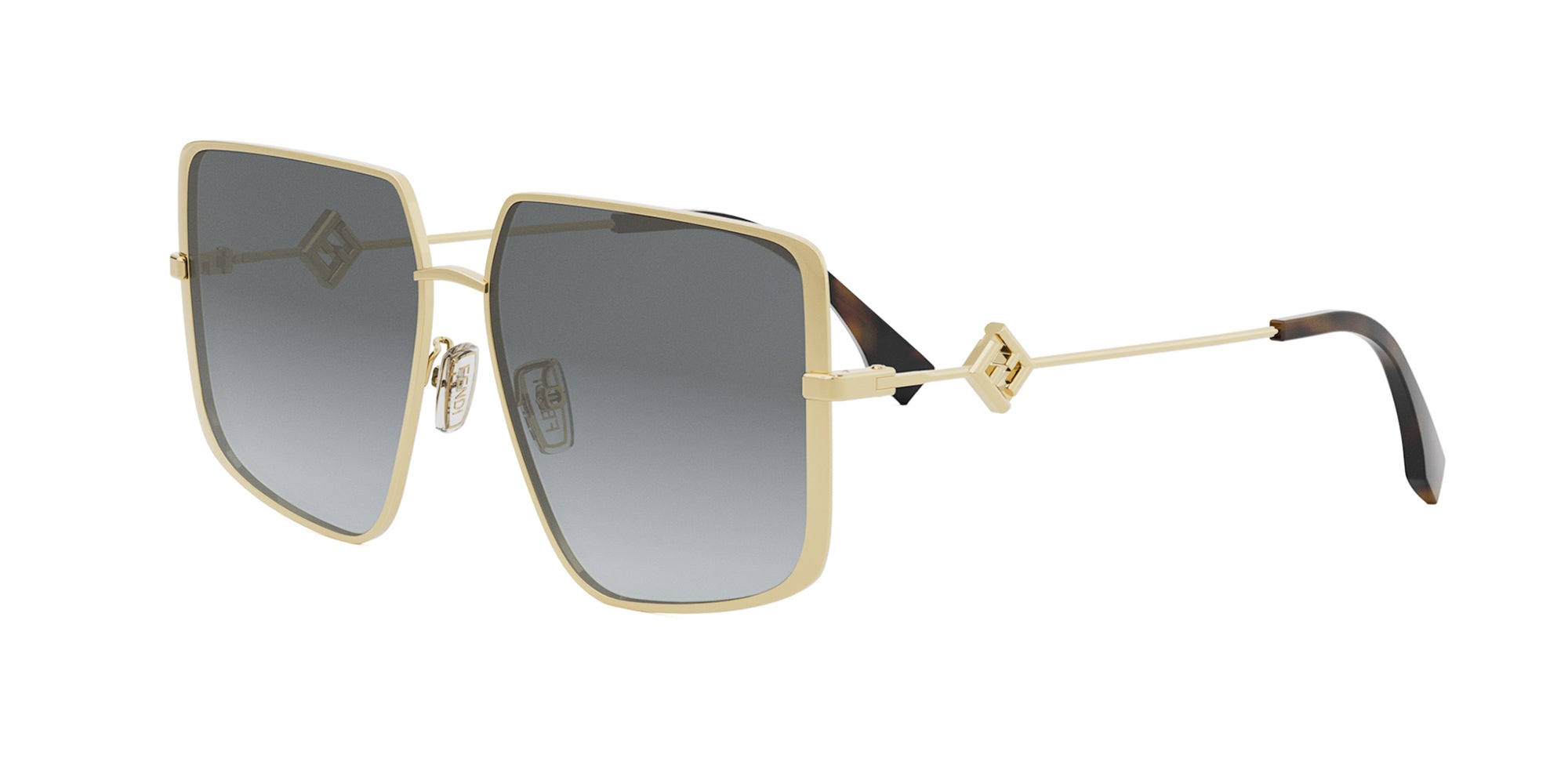Fendi FF Diamonds FE40148U Square Sunglasses | Fashion Eyewear