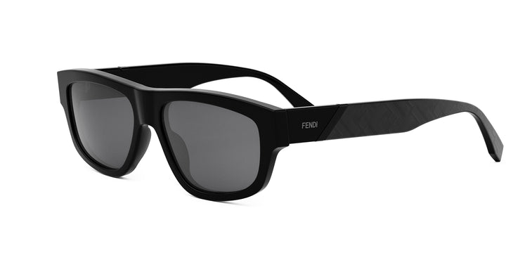 Fendi Diagonal FE40157I Rectangle Sunglasses | Fashion Eyewear US