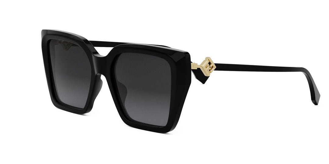 Fendi FS5231 Grey/Black/Green Women\'s Square Sunglasses Fendi FS5231 Grey/Black/Green Women main image 4