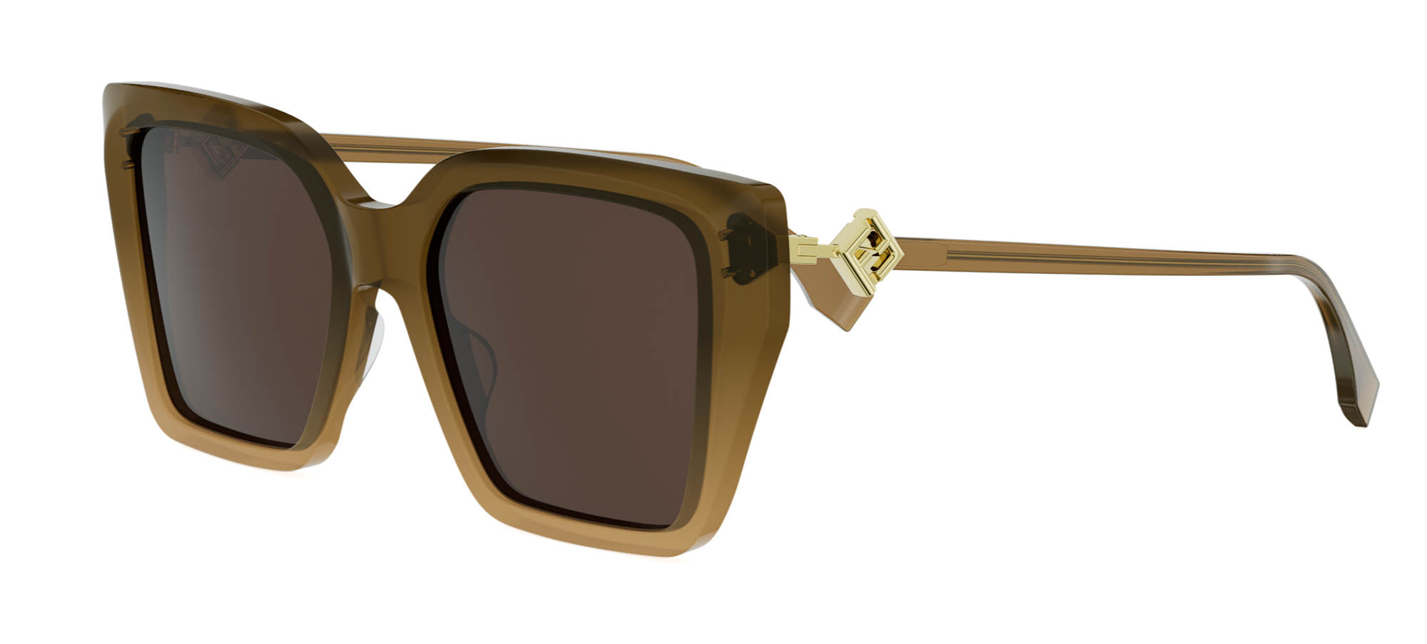 Fendi Diamonds FE40161I Square Sunglasses | Fashion Eyewear US