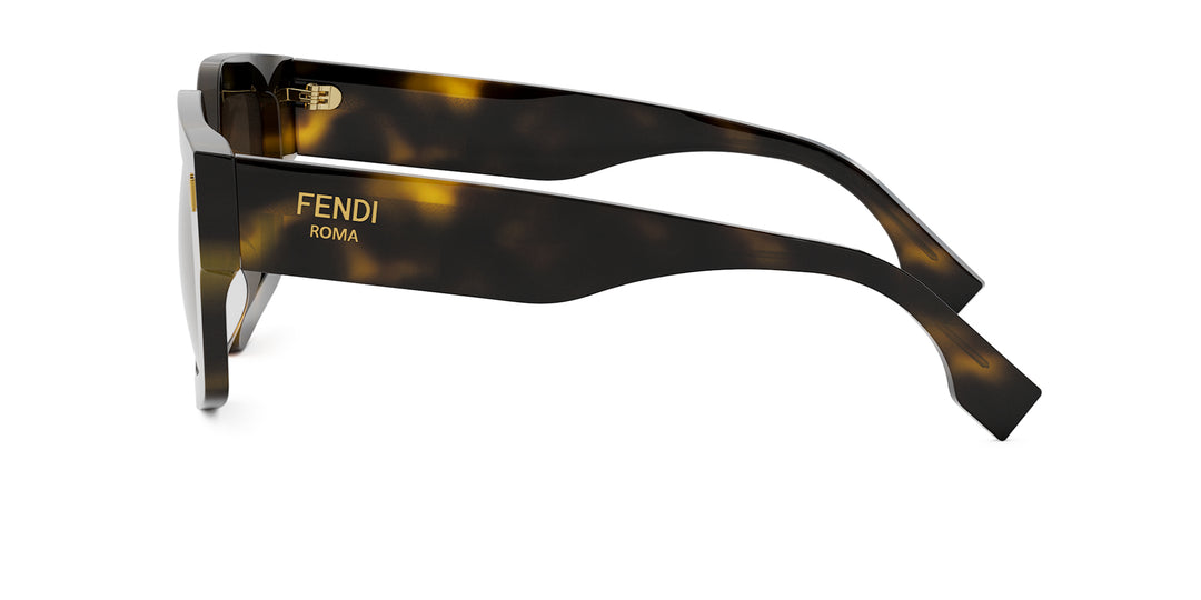 FENDI シオメトリックフレムサンクラス FE40162I 52E Fendi Roma Fe40162I 52E in Black | Lyst