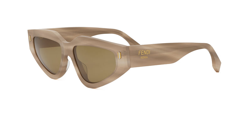 Fendi Roma FE40163U Cat Eye Sunglasses | Fashion Eyewear US display picture 1