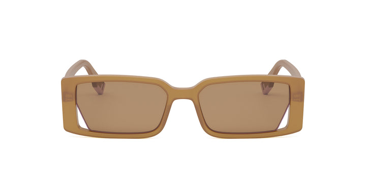 Fendi Way FE40164I Rectangle Sunglasses | Fashion Eyewear display picture 2