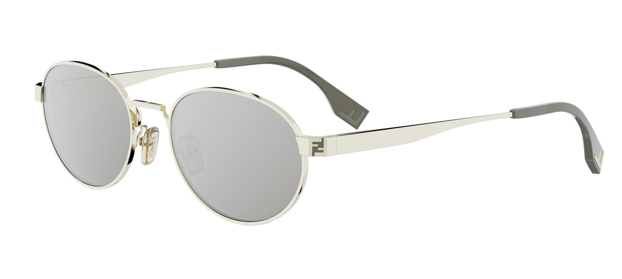 Fendi SKY FE40180U Round Sunglasses | Fashion Eyewear