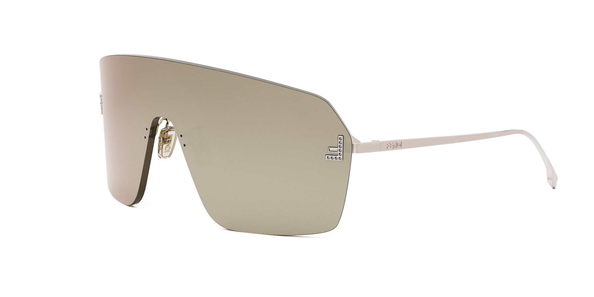 Fendi First FE4121US Shield Sunglasses | Fashion Eyewear US