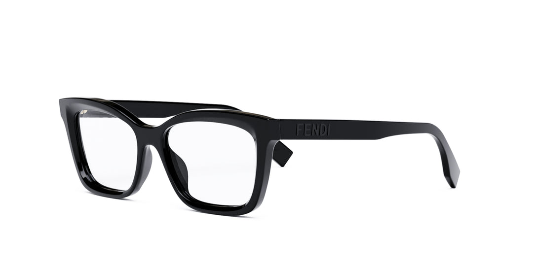 Fendi Lettering FE50057I Rectangle Glasses | Fashion Eyewear US