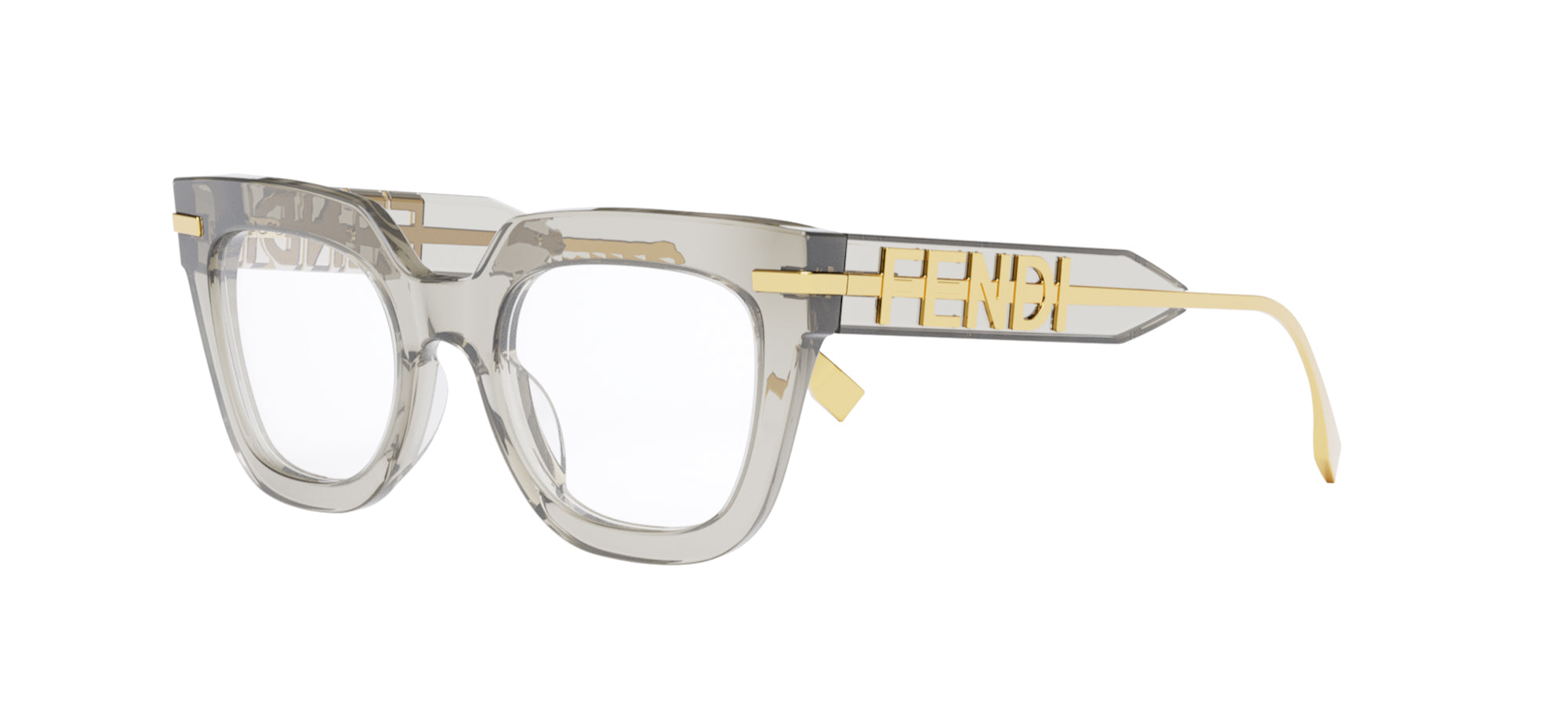 Fendi Fendigraphy FE50065I Square Glasses | Fashion Eyewear US