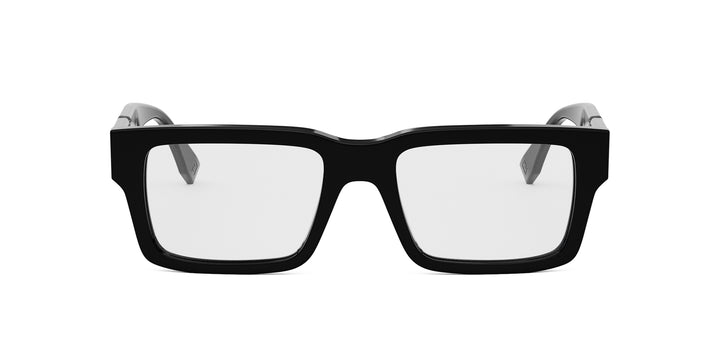 Fendi DIAGONAL Women Eyeglasses Square Black Demo FE50114F 001 NEW AUTHENTIC Fendi Women Black Eyeglass Frames for sale | eBay main image 4