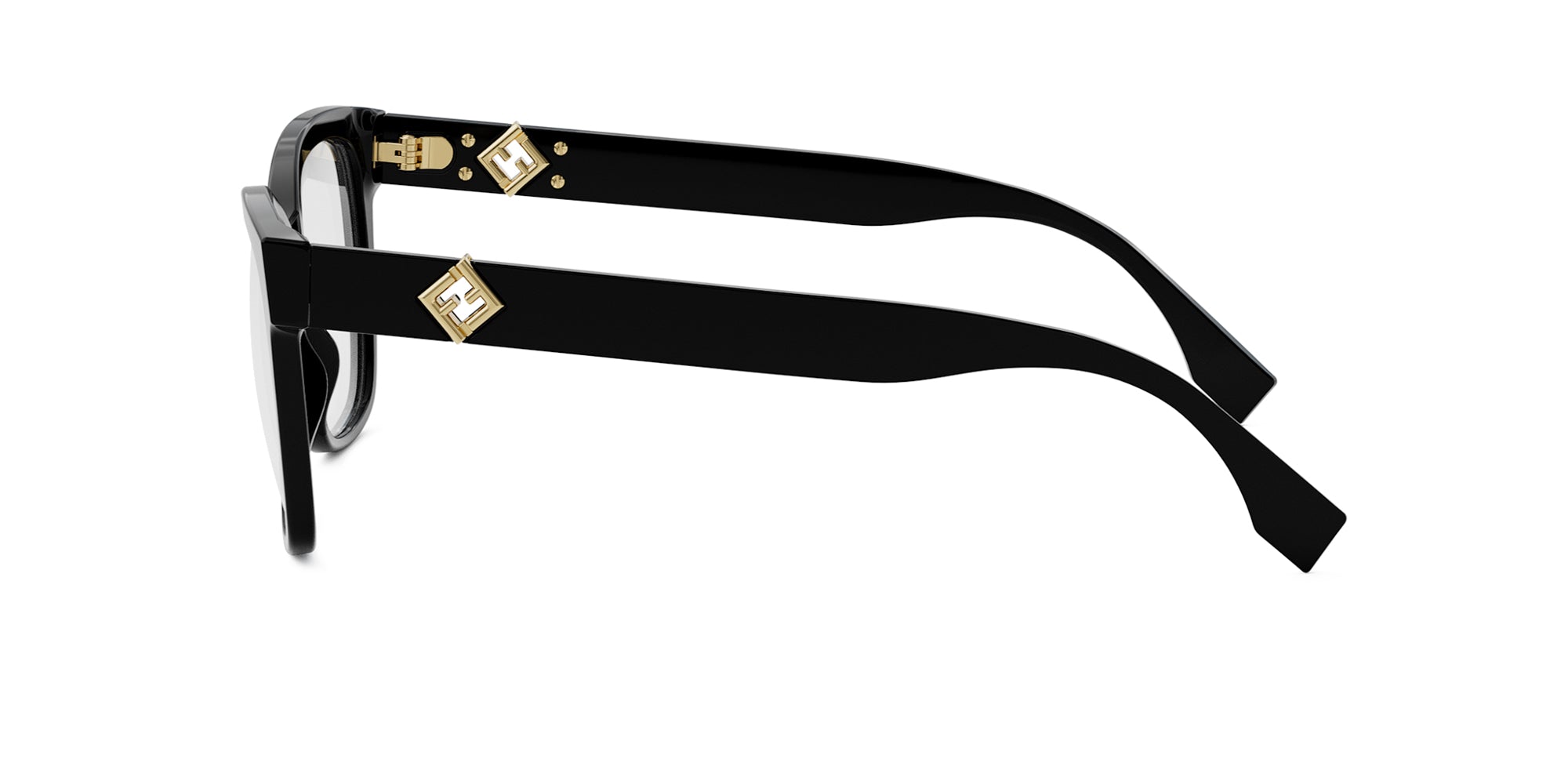 FENDI スクエアフレムメカネ FE50117I01AT55 Fendi Diamonds FE50117I Square Glasses | Fashion Eyewear US