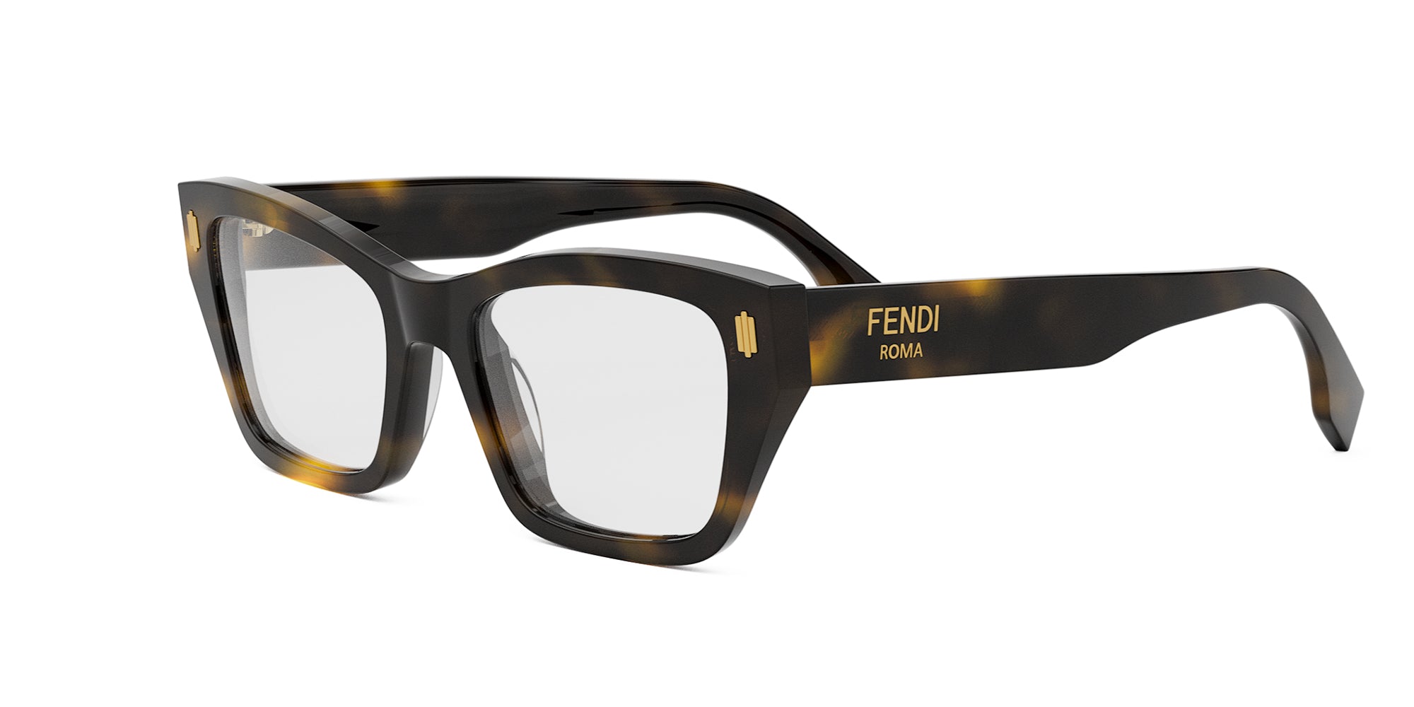 Fendi Roma FE50118I Rectangle Glasses | Fashion Eyewear US