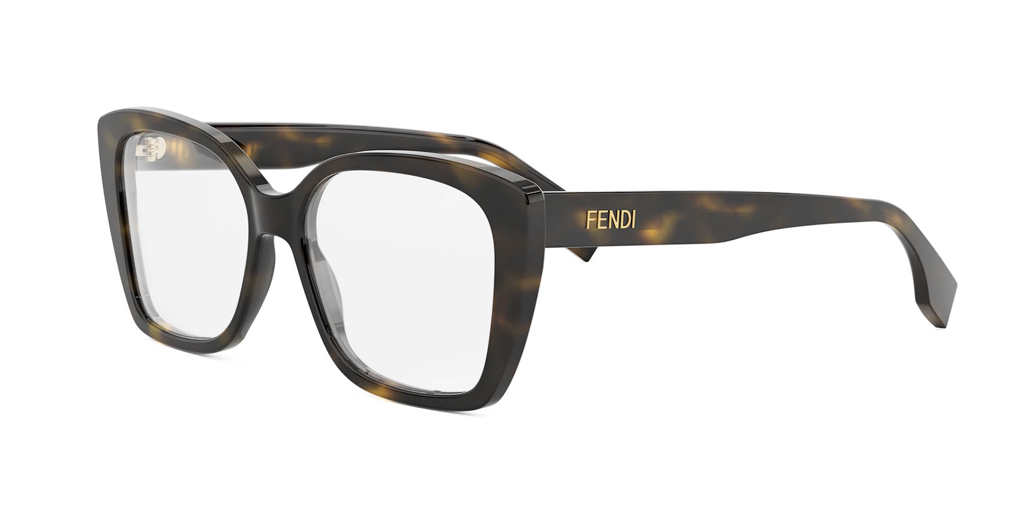 Fendi Lettering FE50127I Butterfly Glasses | Fashion Eyewear