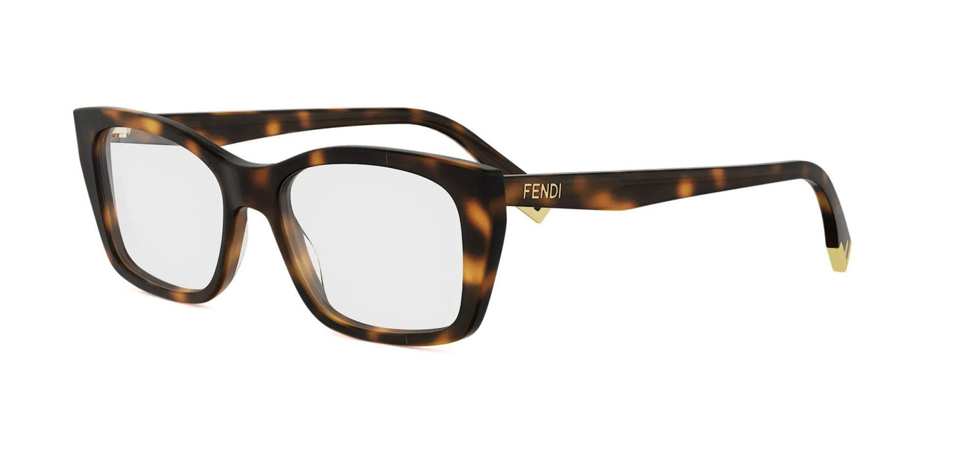 Fendi WAY FE50155I Square Glasses | Fashion Eyewear US