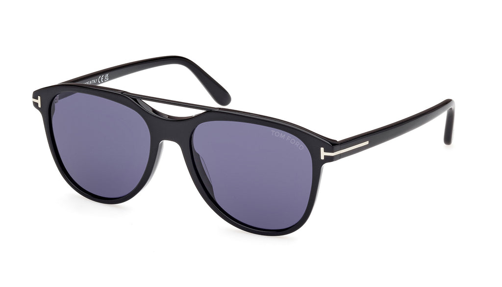 NWT Tom Ford FT1098 Black Aviator 54mm Sunglasses Tom Ford FT1098 90C Damian-02 | Online Sale - Amevista main image 4