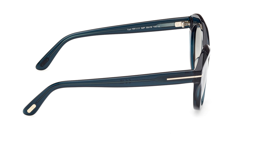 サングラス TOM FORD Woman Sunglasses Brown TONI TF1111 52E FT1111 TONI sunglasses Dark Tortoise | SmartBuyGlasses US