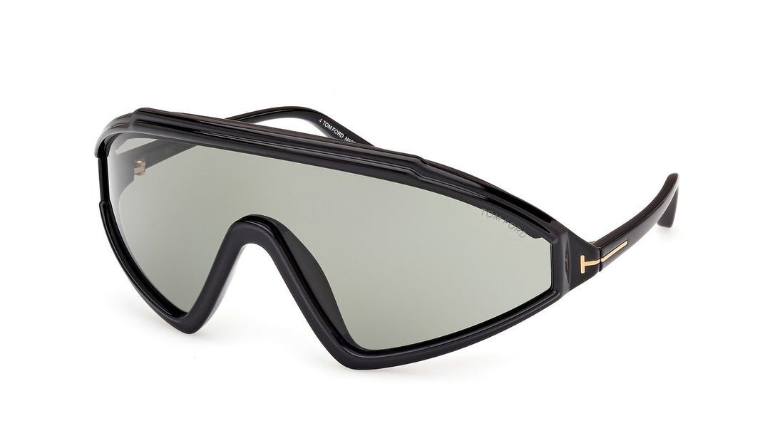 Tom Ford Lorna TF1121 Shield Sunglasses | Fashion Eyewear US display picture 2
